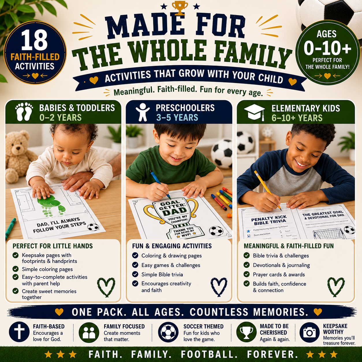 Goal Getter Dad | Christian Father’s Day Activity Pack