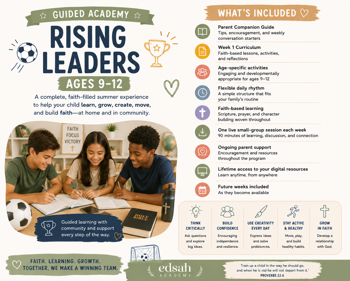 Edsah Guided Academy | Summer Program