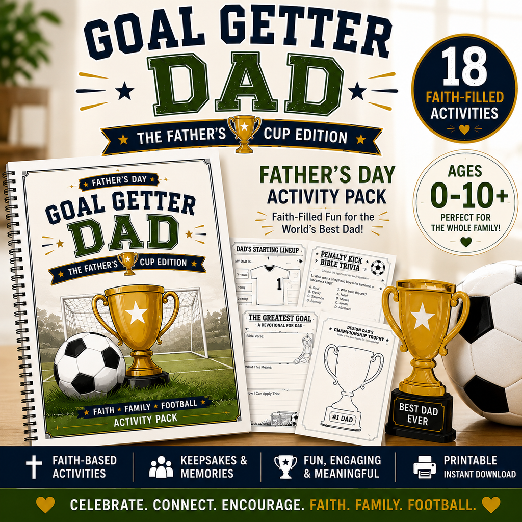 Goal Getter Dad | Christian Father’s Day Activity Pack