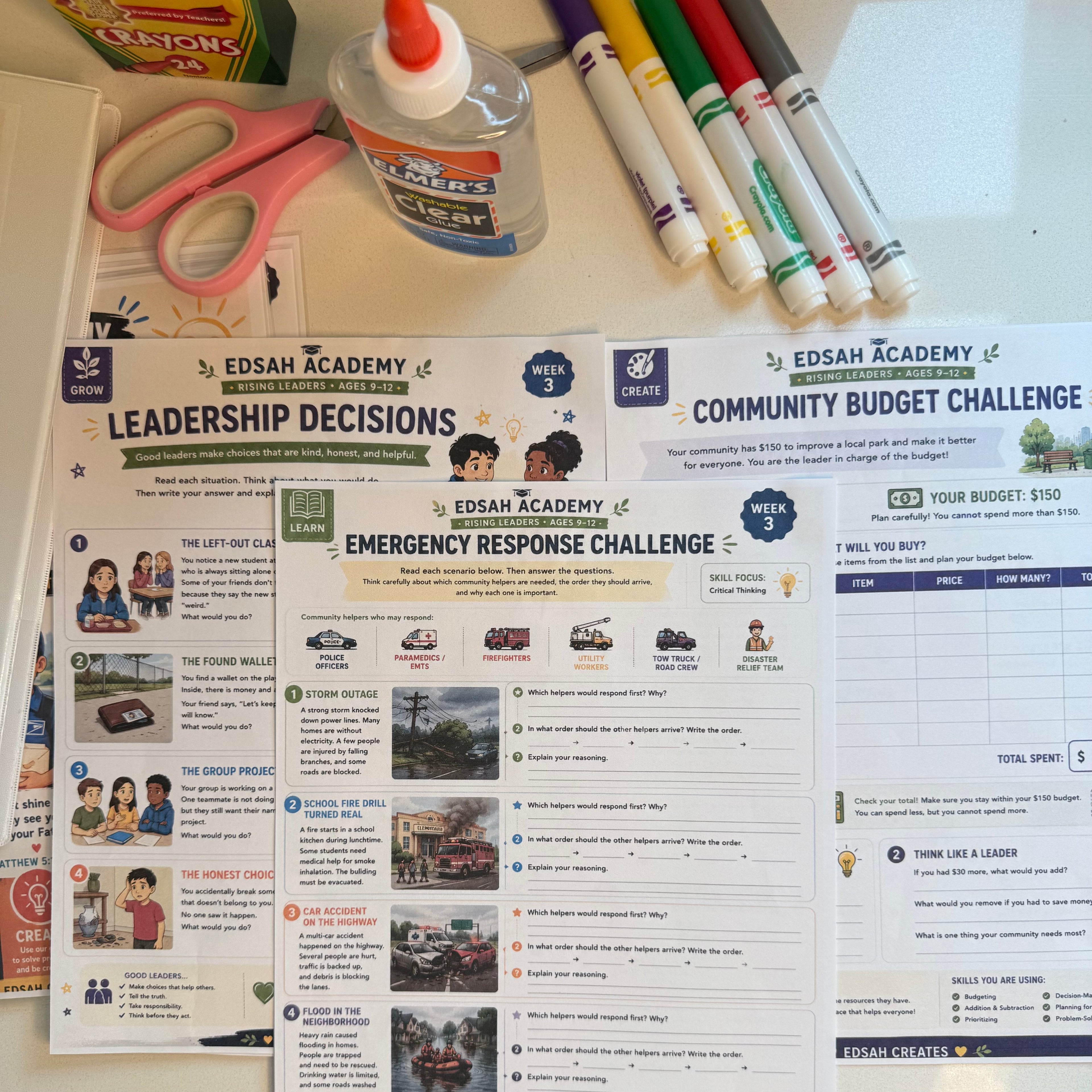 Edsah Academy™ 4-Week Activity Pack