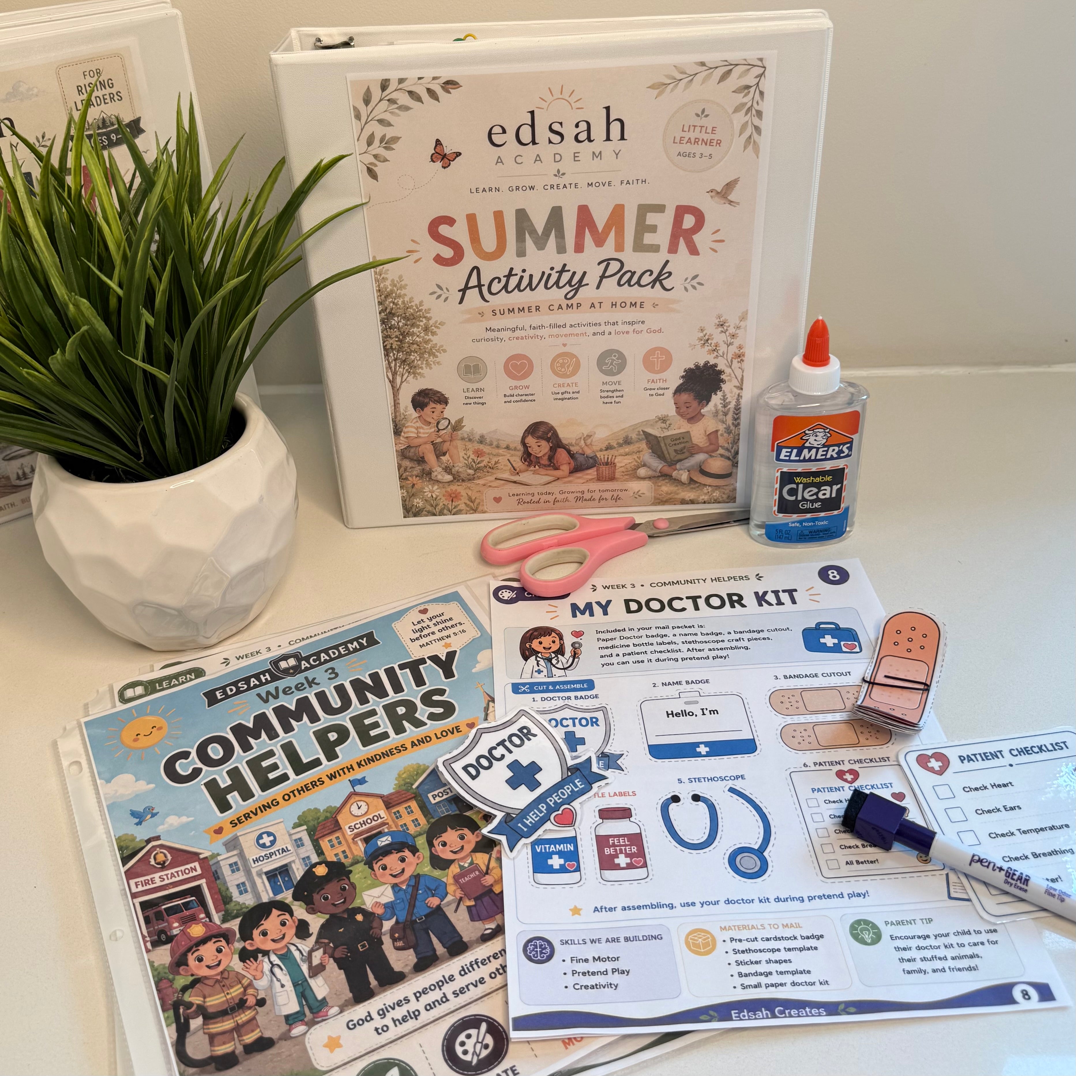 Edsah Academy™ 4-Week Activity Pack