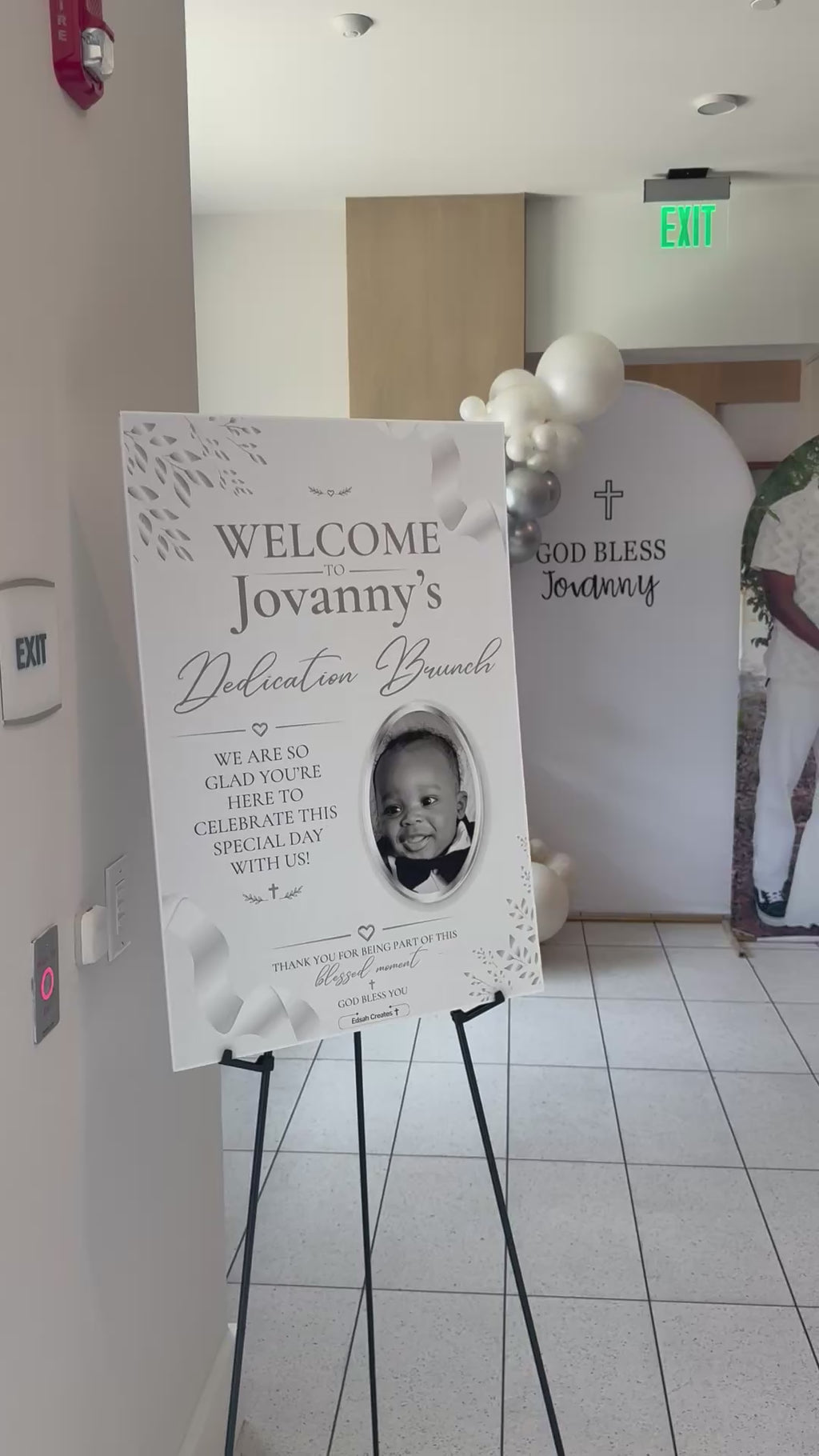 Personalized Welcome Sign (20×30 Foam Board)